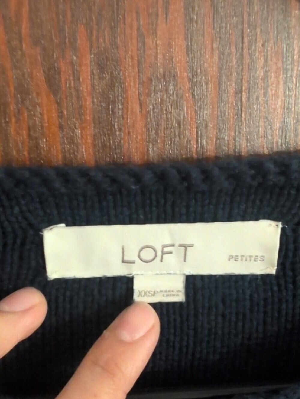 LOFT Black Cable & Ruffle Turtleneck Sweaters Set - Picture 2 of 9